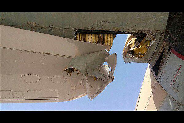 تصادف ایرباس و C -130 در فرودگاه تهران+عکس
