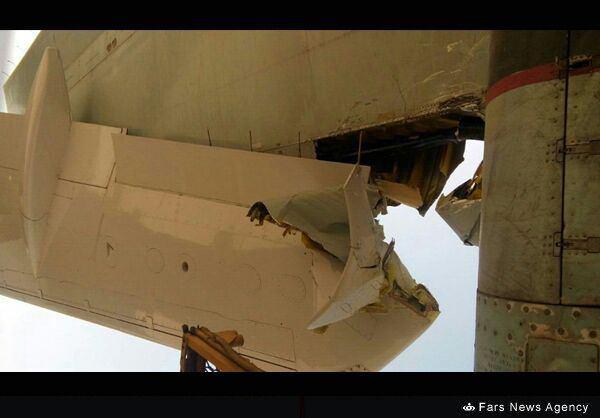 تصادف ایرباس و C -130 در فرودگاه تهران+عکس