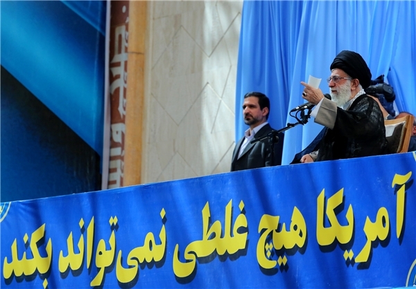 واشنگتن پست: سخنان رهبر ایران بازتاب سخن «آمریکا هیچ غلطی نمی‌تواند بکند» بود