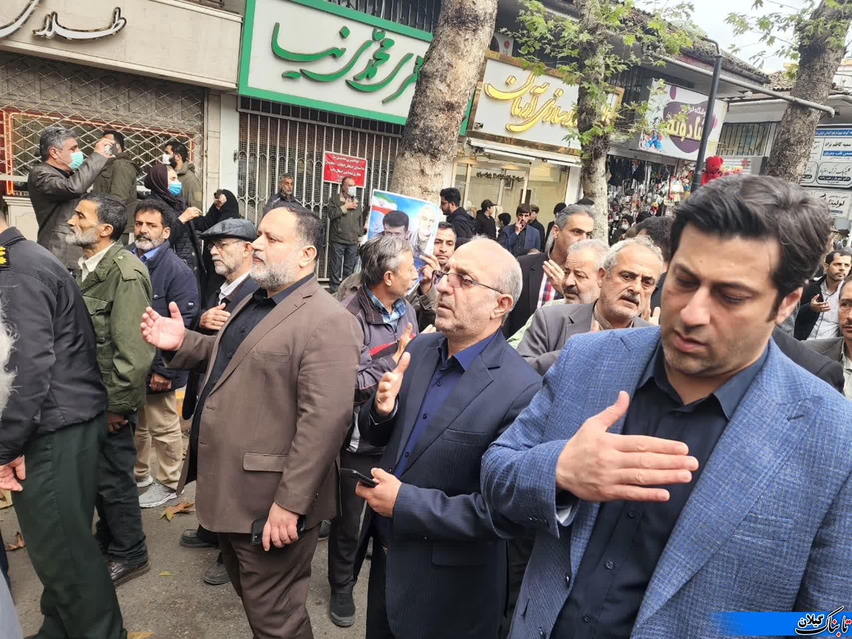 پیکر دومین شهید مدافع حرم و امنیت گیلان، شهید «حمیدرضا پورنوروز» در لاهیجان تشییع شد