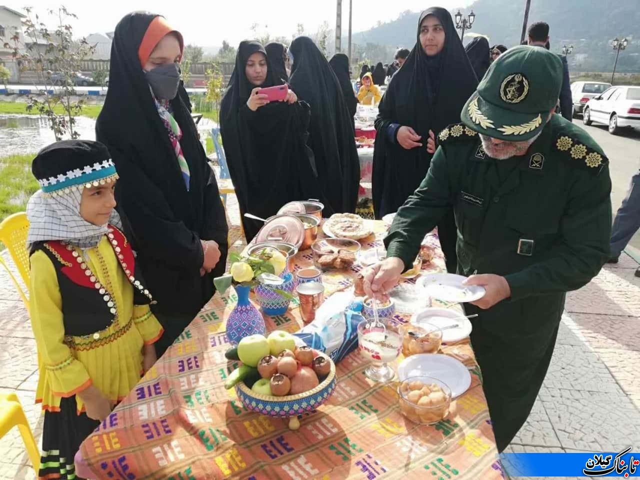 برگزاری جشنواره غذاهای محلی در شهر کومله