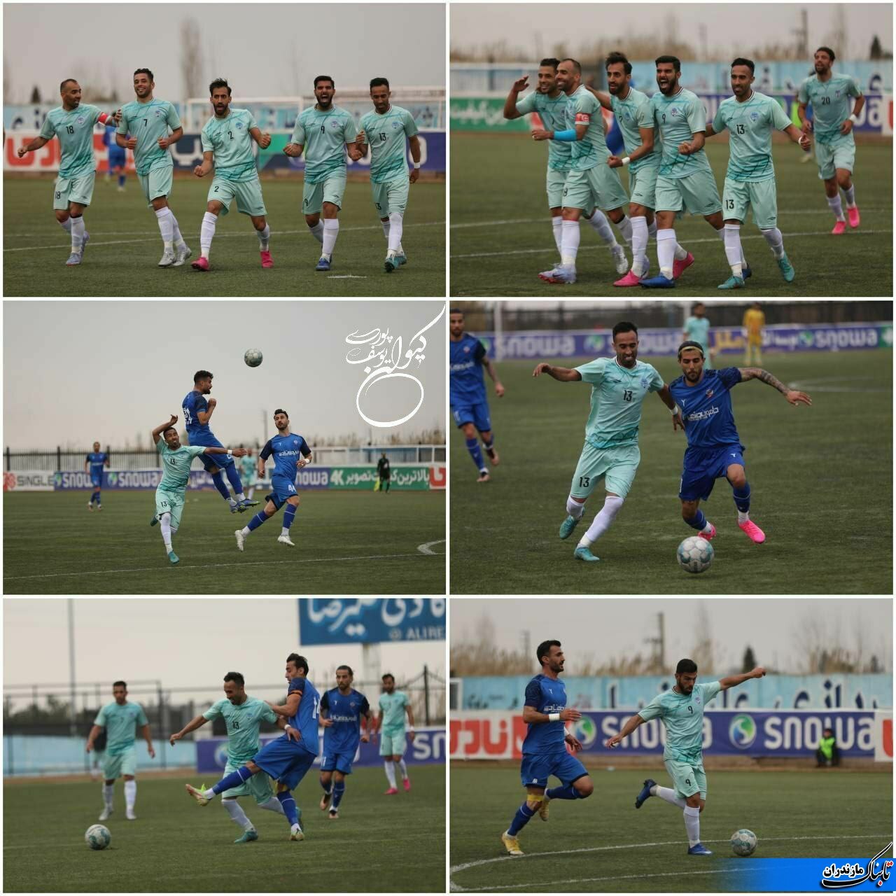 تیم فوتبال دریای بابل سرانجام برد/نتایج بازیهای امروز لیگ دسته اول+تصاویر