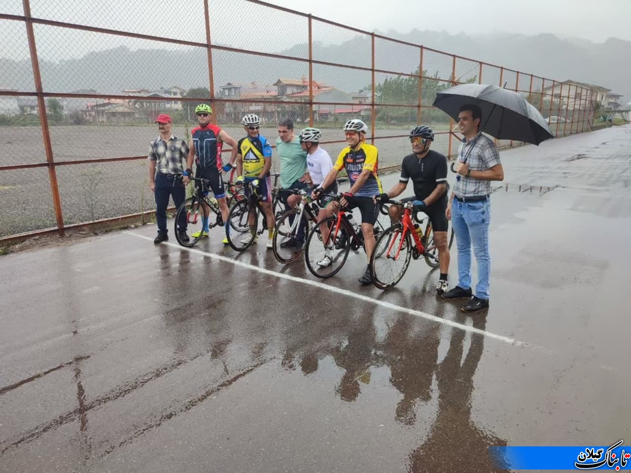 چهارمین مرحله لیگ دوچرخه سواری استان گیلان در شهر کومله