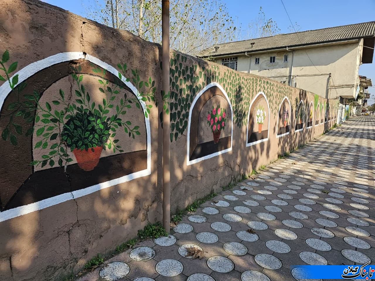 گزارش تصویری از زیباسازی دیواره های شهر لنگرود به همت دکتر صادقپورشهردار لنگرود وشورای اسلامی