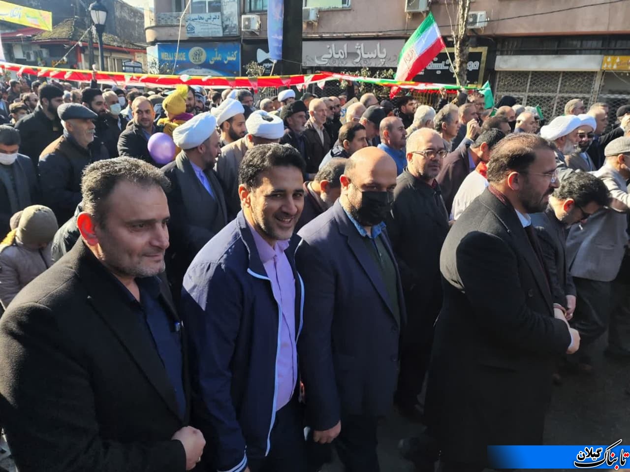 گزارش تصویری از راهپیمایی ۲۲ بهمن ۱۴۰۱ شهرستان لنگرود