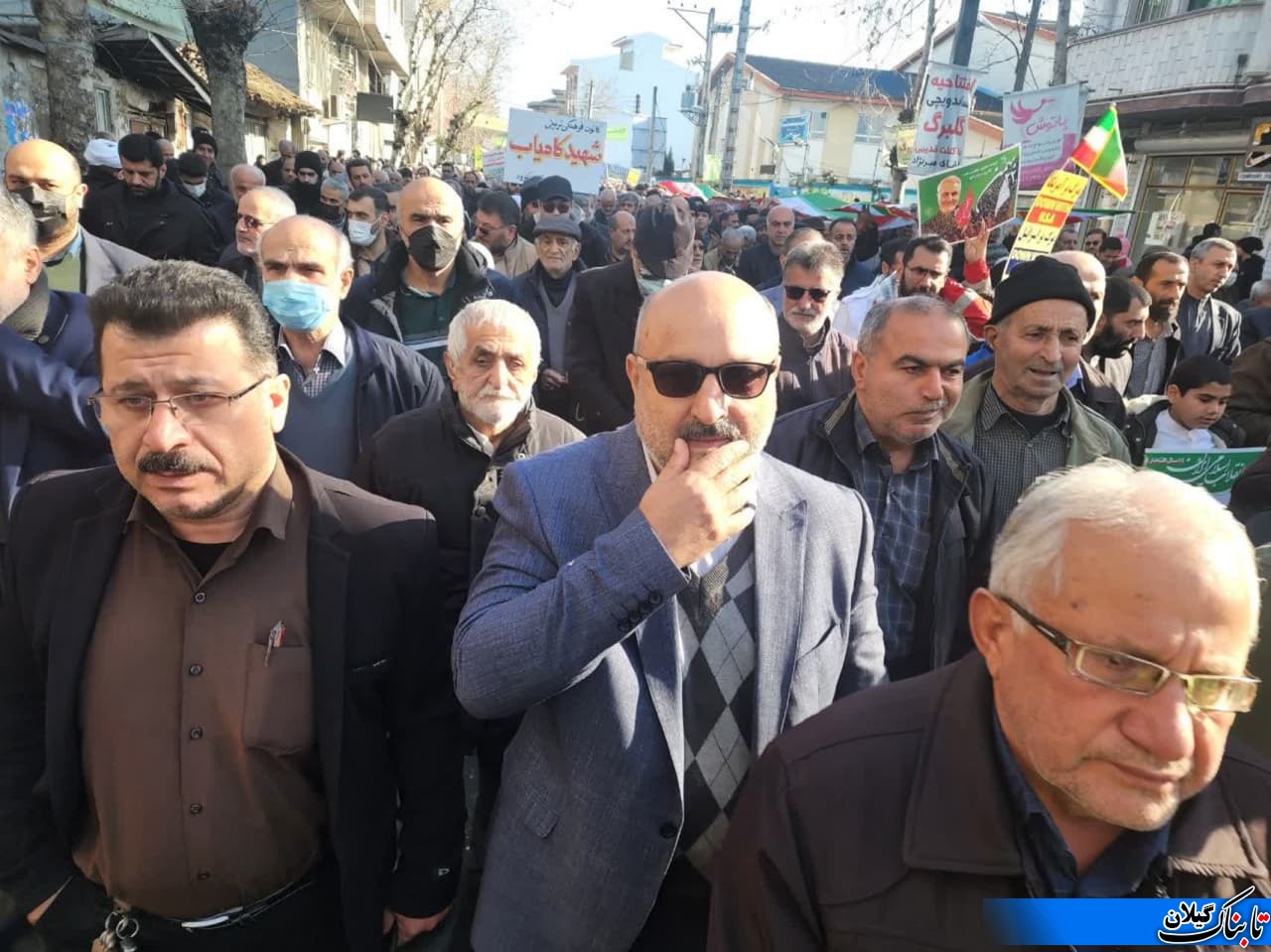 گزارش تصویری از راهپیمایی ۲۲ بهمن ۱۴۰۱ شهرستان لنگرود